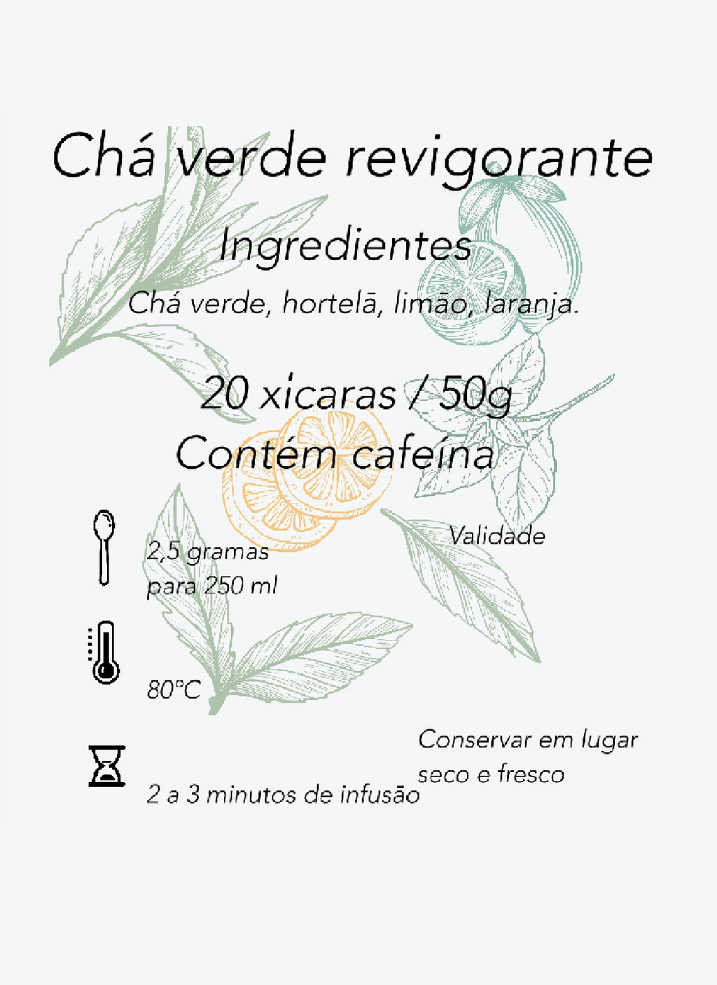 Chá Verde Revigorante